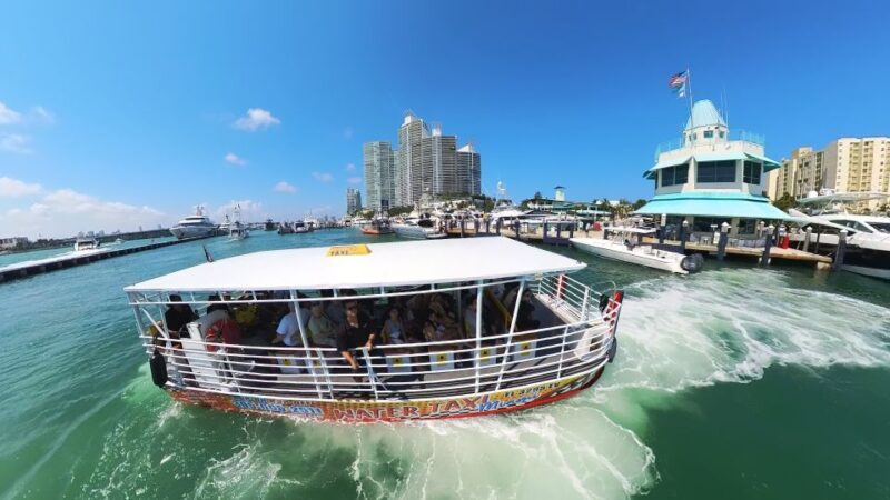 Miami-Beach & Miami Skyline Hop-On & Hop Off Boat Cruise - Overview of the Experience