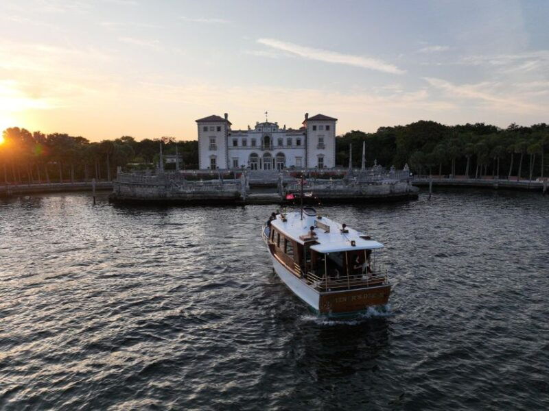 miami-beach-vizcaya-sunset-cruise-includes-food-and-drink