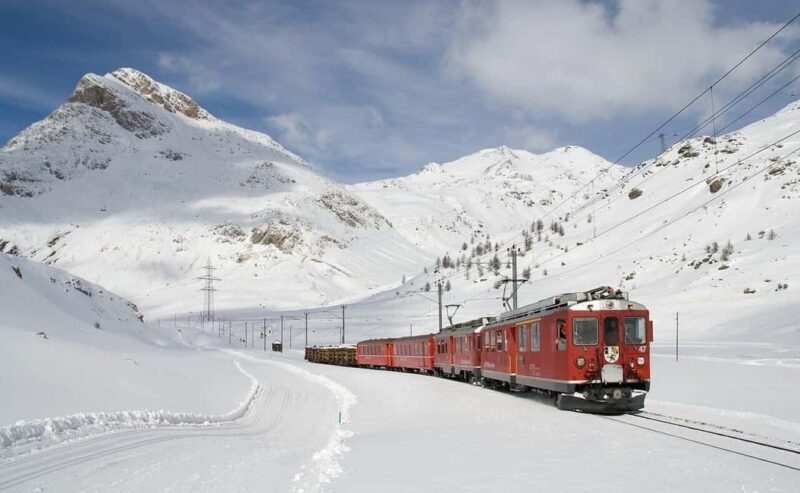 Milan: Bernina Express Train Ride to St. Moritz Day Trip - Key Points  