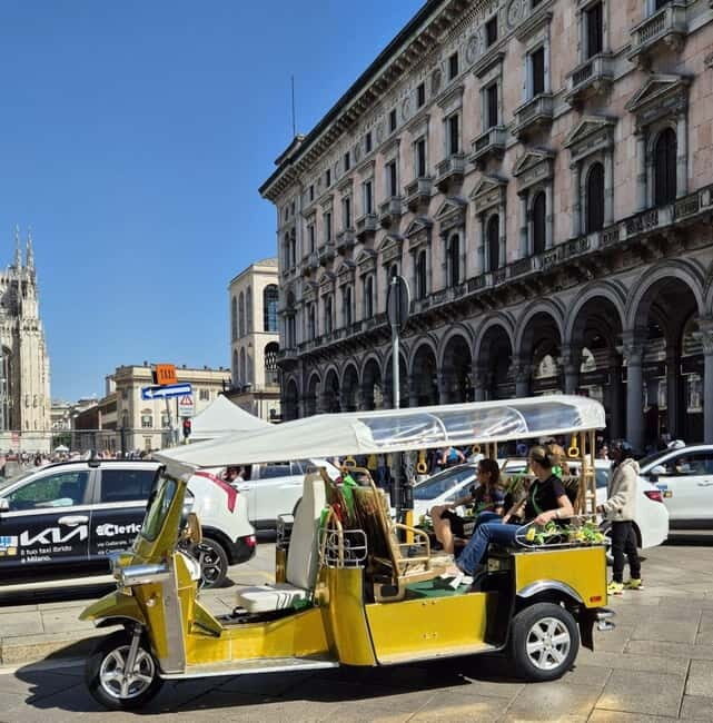 Milan: Private Tuk Tuk Tour with Hotel Pickup - Exploring Milan in Style: The Ultimate Private Tuk Tuk Experience  