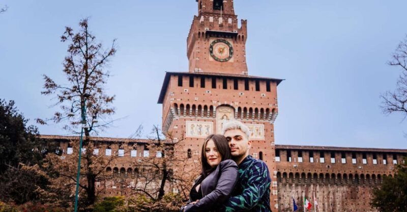 milan-professional-photoshoot-outside-sforza-castle