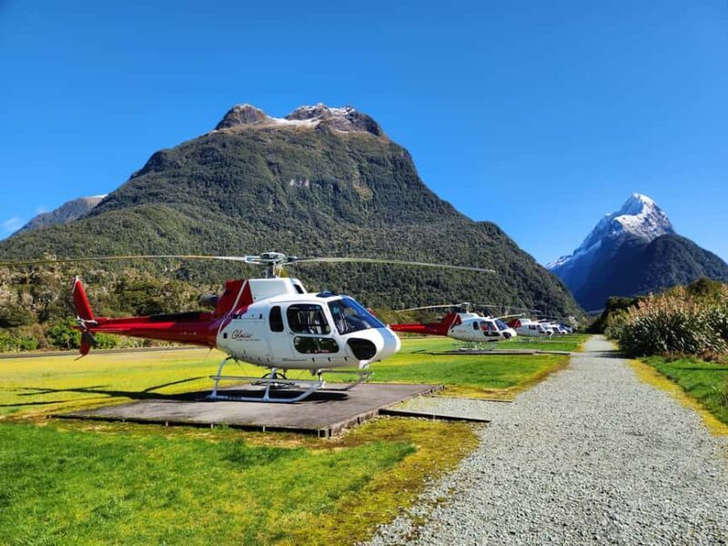 Milford Sound Scenic Helicopter Flight with Landing - The Itinerary in Detail