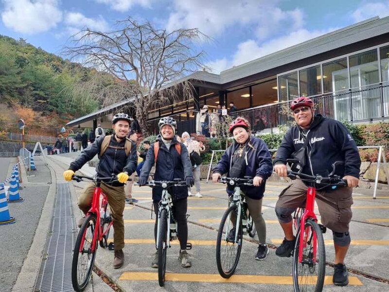 Minoh Falls & Katsuoji Temple Half Day E-Bike Tour - Key Points