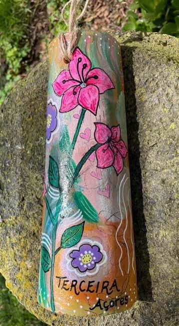 Mixed Media Art Workshop W/lunch - A Creative Escape in the Azores: Mixed Media Art Workshop with Lunch