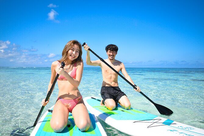 Miyakojima SUP Tour No Additional ChargeFull refund guaranteeRentalUnlimited photosFree 1 year old OK - Key Points