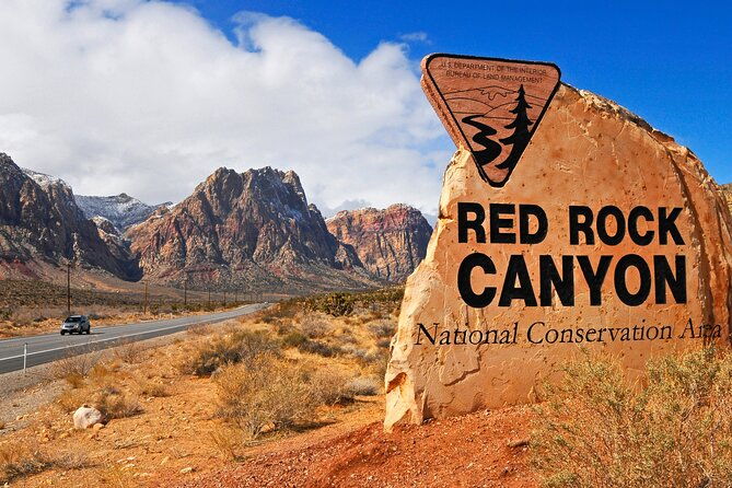 mojave-desert-red-rock-sign-seven-magic-mts-walking-trip