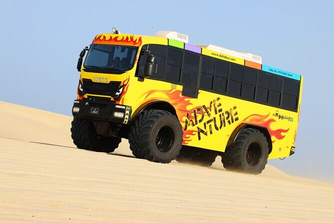 Monster Bus desert adventure: Dune bashing and sandboarding - Key Points