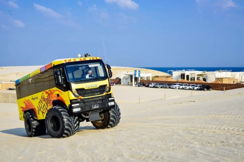 Monster Bus Desert Safari with Day Pass at Al Majles Resort - Key Points