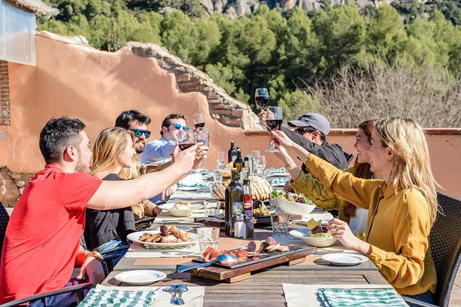 montserrat-lunch-wine-at-farmhouse-small-group-from-barcelona
