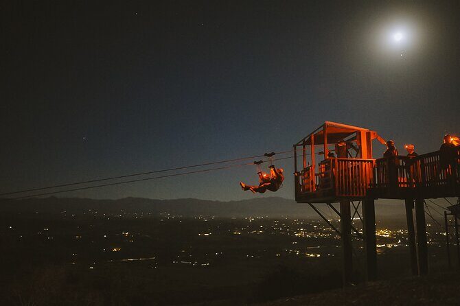 Moonlight Zipline Tour near Santa Barbara - Key Points
