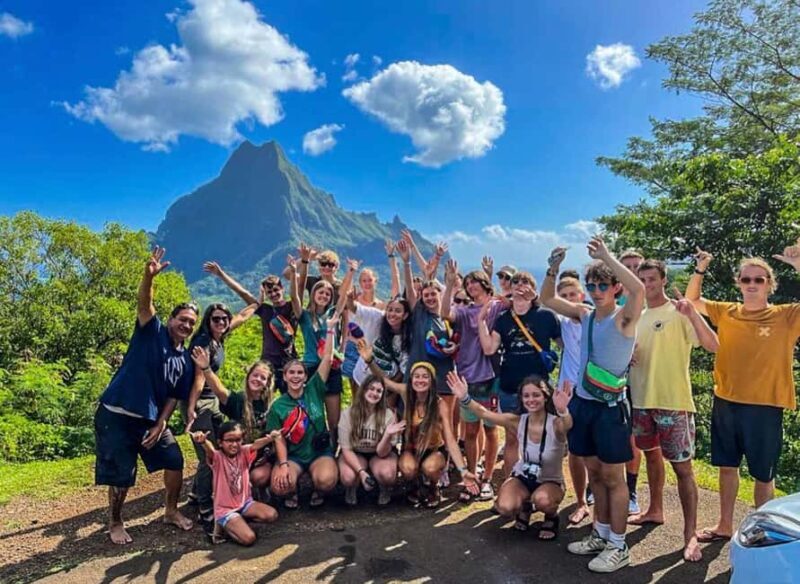 Moorea Cruise Ships 4x4, Belvedere Magic mount PRIVATE Tours - Tasting and Local Flavors