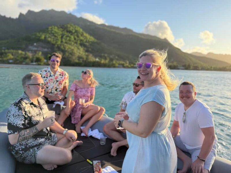 Moorea: Private Sunset Cruise with Champagne & Snorkeling - Key Points