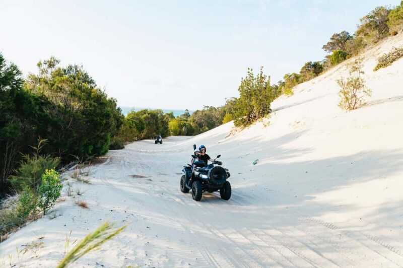 Moreton Island: Tangalooma Day Trip with ATV Quad Bike Tour - Arrival on Moreton Island: First Impressions