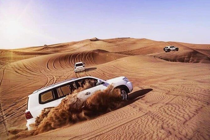 Morning Desert Safari Camel Ride Dune Bashing and Sand Boarding - Key Points