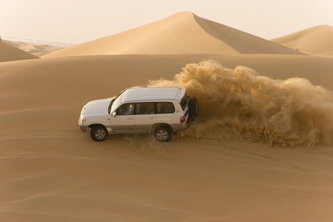 Morning Desert Safari plus Quad Bike, Sandboard and Camel ride - Key Points