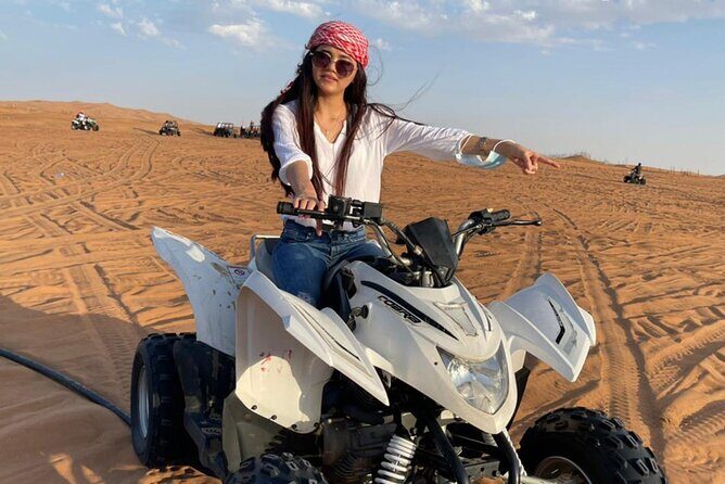 Morning Desert Safari, Quad Bike, Dunes Bashing and Camel Ride - What to Expect From Transportation and Group Size