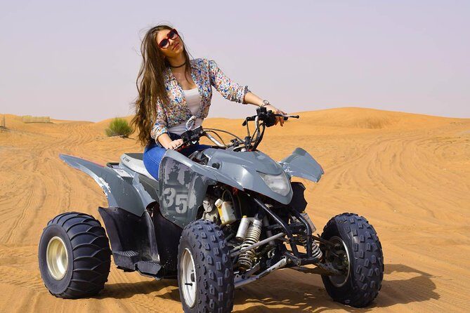 Morning Desert Safari with Quad Bike, Camel Ride & Sandboarding - Key Points