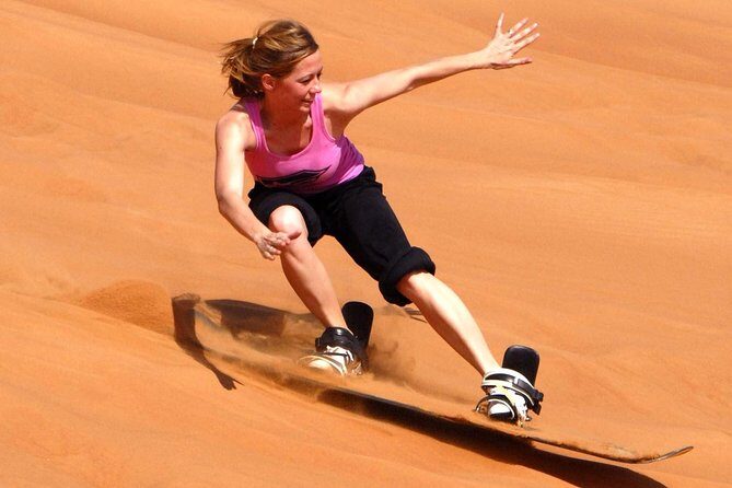 Morning Desert Safari with Sand boarding & Camel RideTour - An Authentic Morning Escape into Dubai’s Desert