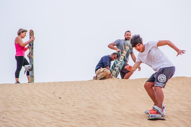 Morning Dubai Desert Safari with Camel Ride & Sand boarding - Key Points