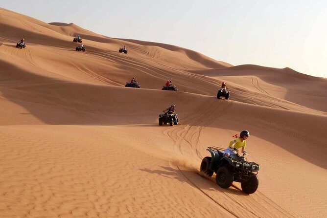 Morning Dubai Quad Bike with Sand boarding and Camel ride - FAQ