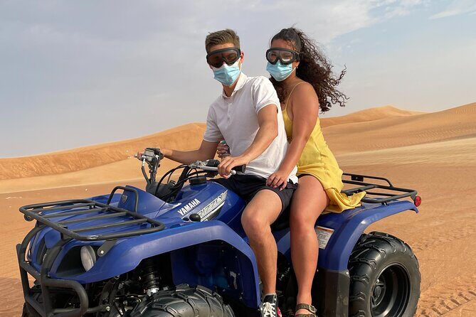 Morning Open Desert Safari with Quad Bike Ride  Shared Car - Key Points