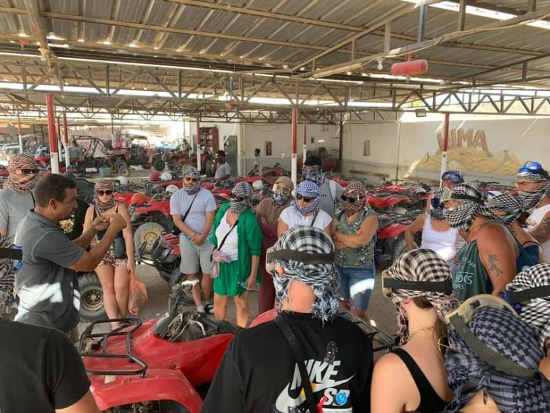 Morning Trip: Desert Safari Riding a Speed Quad Bike, Pickup - Key Points