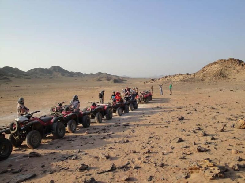 Morning Trip: Desert Safari Riding a Speed Quad Bike, Pickup - The Bottom Line