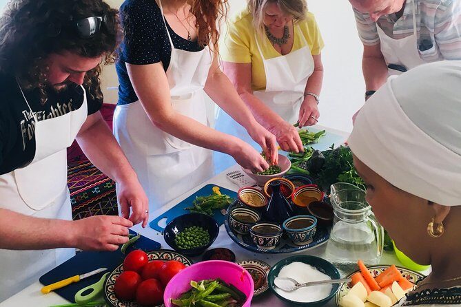 Moroccan Cooking Class & Marrakech Market Visit with Chef Khmisa - Key Points