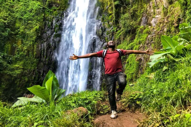 Moshi: Materuni Waterfalls and Coffee Tour with Lunch - Swimming and Relaxing at the Waterfall
