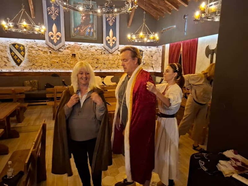 Mostar: Medieval 3 course Dinner with Drinks - What to Expect from the Medieval Dinner Experience