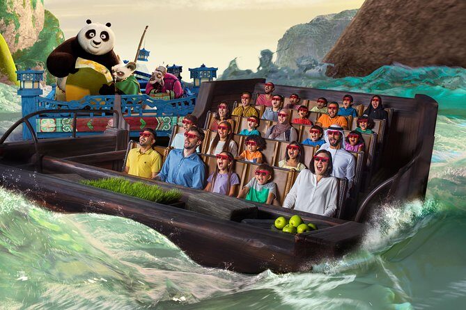 MOTIONGATE Entrance Ticket with Private Transfers from Dubai - The Themed Zones: What You Can Expect