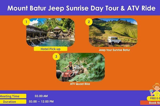 Mount Batur Jeep Sunrise Tour with ATV Ride - Practical Tips for Booking and Enjoying the Tour