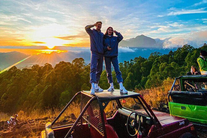 Mount Batur Sunrise Jeep With Black Lava - Transport and Timing