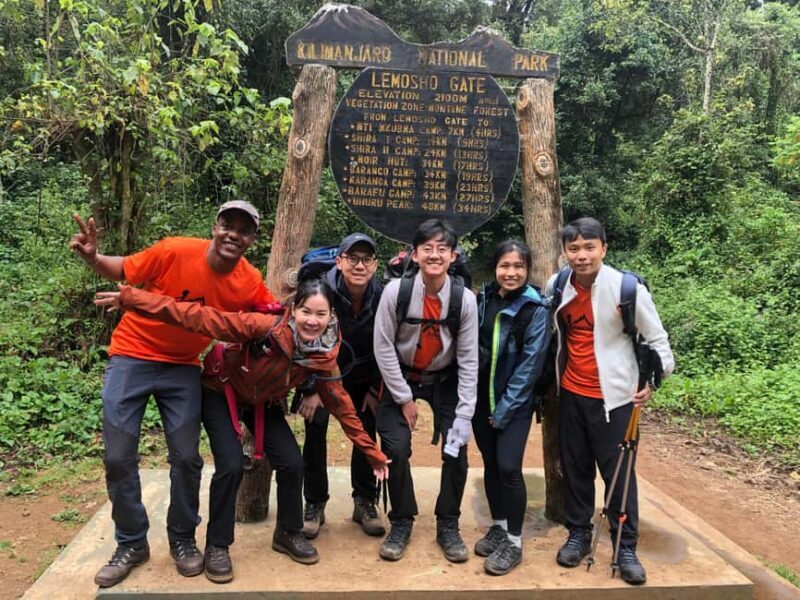Mount Kilimanjaro: 7 Days Hike Lemosho Route - Key Points