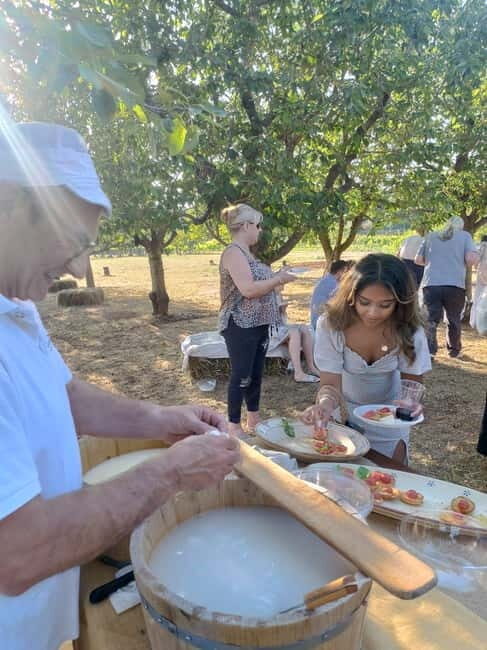 Mozzarella making class with Apulian music and dance - A Closer Look at the Experience