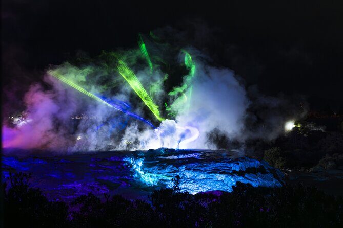 Mrama: Geyser Light Trail at Te Puia - What is the Mrama: Geyser Light Trail?