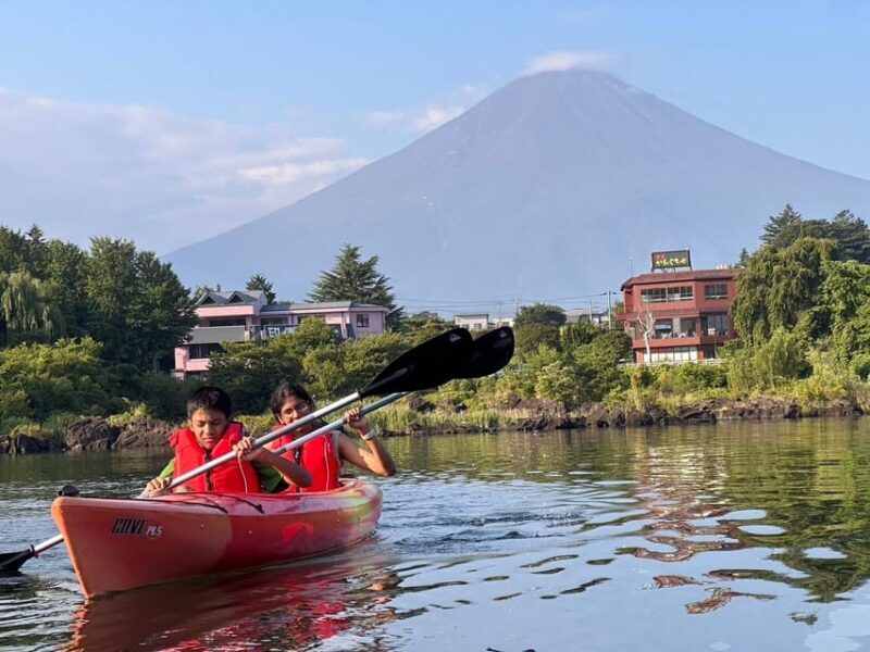 Mt. Fuji Early Morning Kayaking on Lake Kawaguchiko - Small Group and Personal Guidance