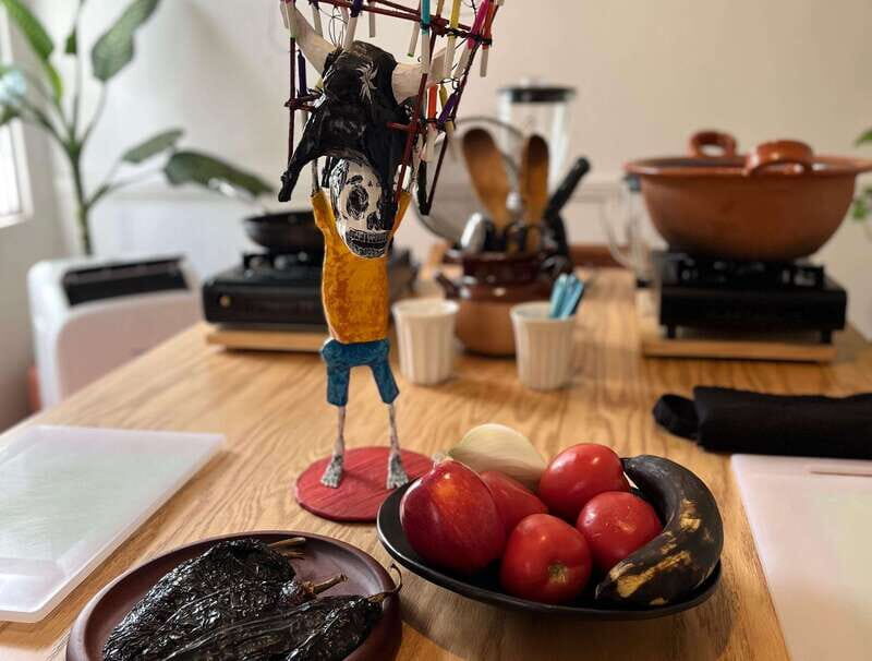 Muchos moles: Multi-variety mole cooking class and feast - The Feast and The Sum Up