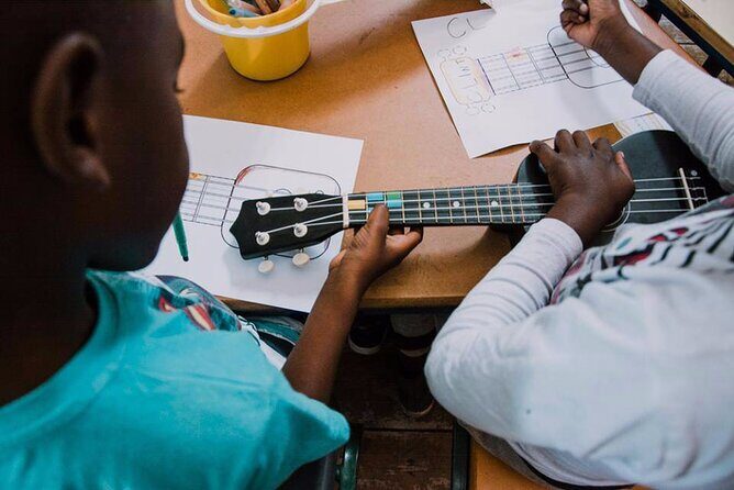 Music Magic: Ukulele & Djembe Drum Intro Lesson w/ NGO Kids add-on - Key Points