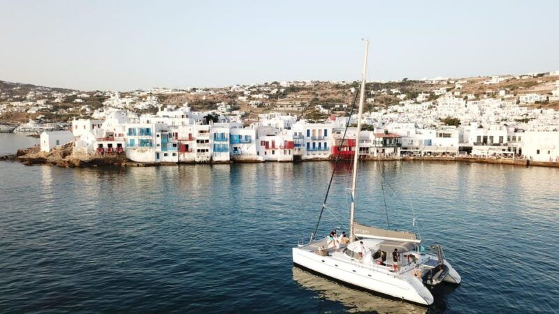 mykonos-sunset-catamaran-cruise-with-transfer