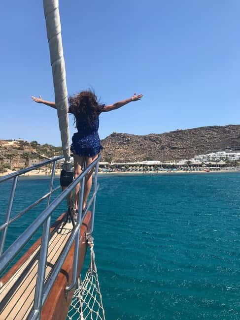 Mykonos: Sunset Sail Cruise to Rhenia with Beach and Dinner - An Authentic Sailing Experience with a Touch of Luxury