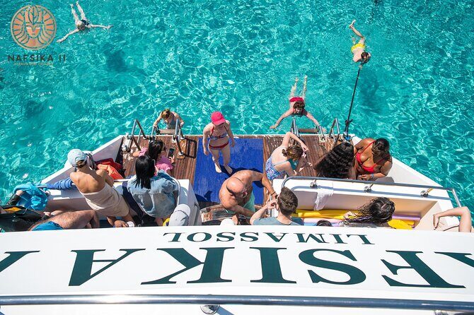 Nafsika II Half Day Cruise Swimming to blue lagoon water slide - A Deep Dive Into the Experience
