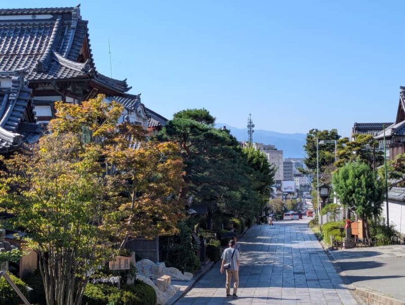 Nagano Zenkoji Temple Town Walking Tour with Oyaki Tasting - Walking Through Nagano’s Sake and Food Heritage