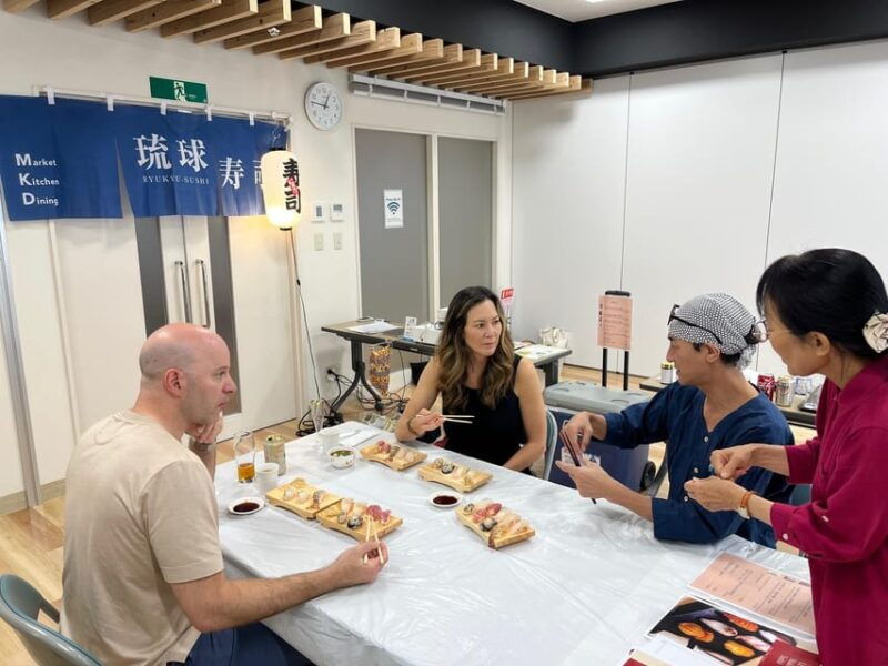 naha-makishi-public-market-sushi-making-experience