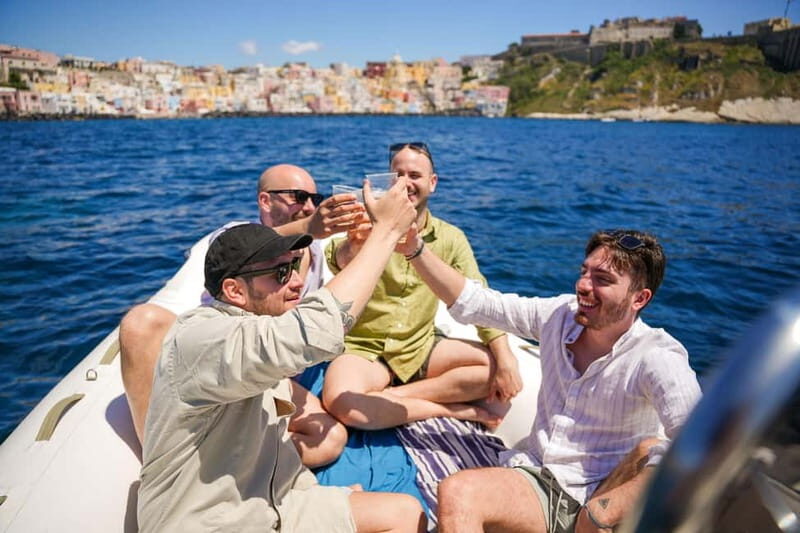 Naples Posillipo: Sunset Dinghy Tour with Aperitif and Bathing - The Magic of the Sunset and Aperitif