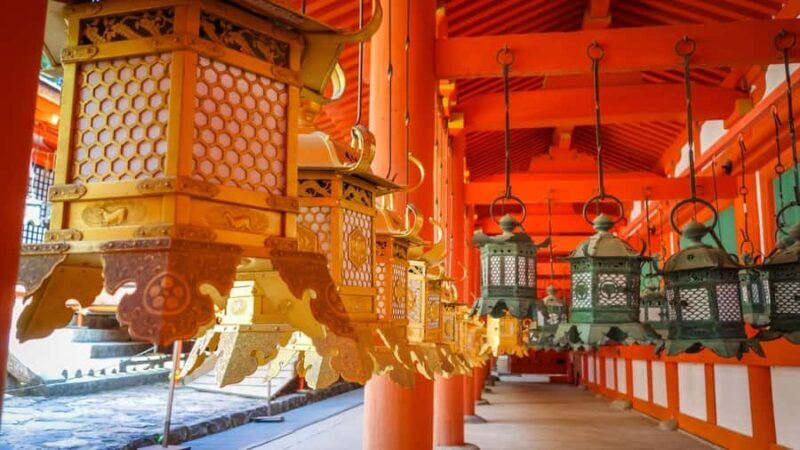 Nara: Temple-Shrine Walking Tour+Zen Calligraphy Experience - Key Points