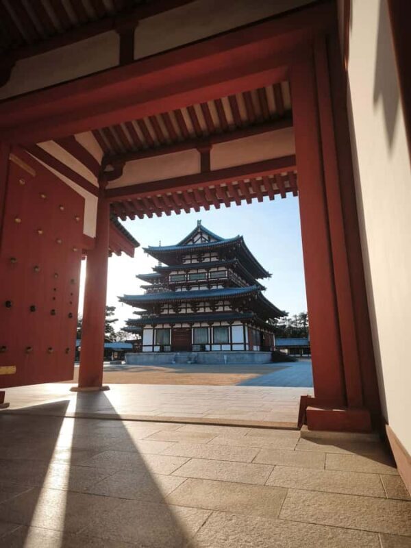 Nara: Yakushiji Temple, Sweets, and Indigo Dyeing Tour - Exploring Yakushiji Temple and Sutra Copying