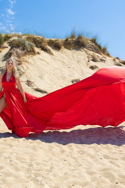 Naxos Flying Dress Photo Shooting - Whats Included and Why It Matters