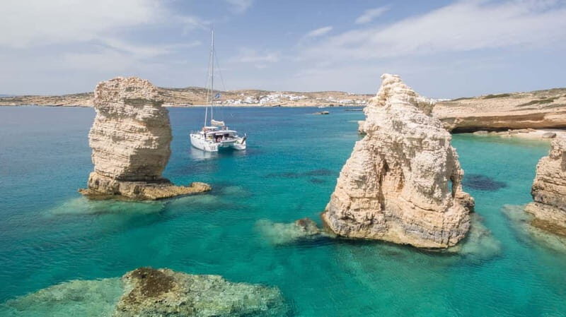 Naxos: Private Half-Day All-Inclusive Catamaran Cruise - Setting Sail on a Luxury Catamaran in Naxos