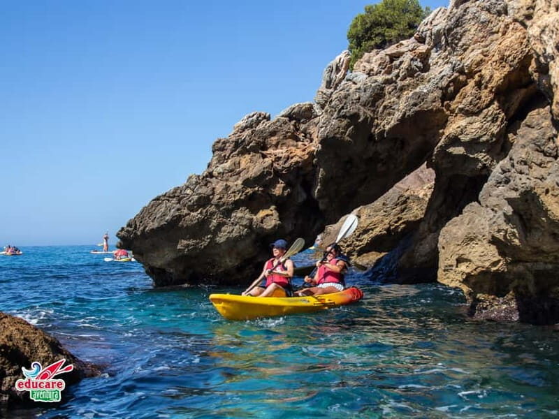 Nerja: Self-Guided Kayak Tour. Maro Waterfall. Support boat for the route. - FAQ